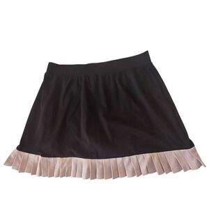 Tail Activewear Womens Pleated Tennis Pickleball Mini Skort Black Lilac Small